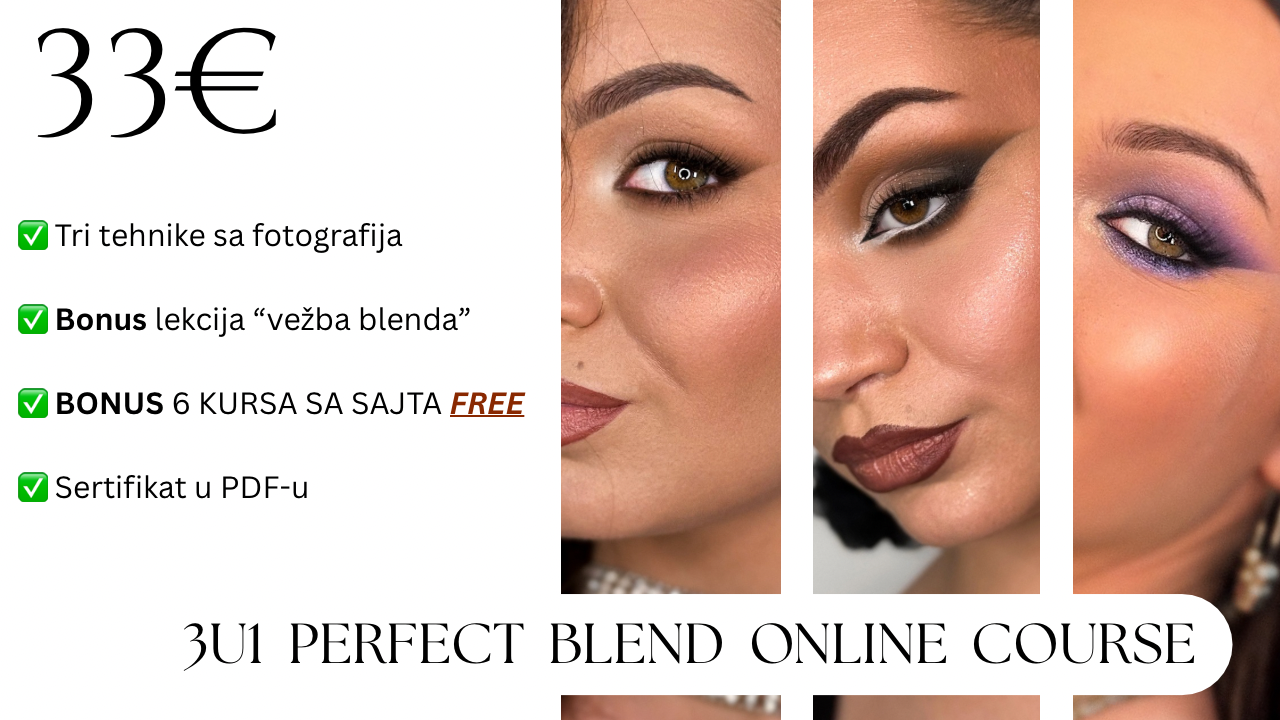 3u1 PERFECT BLEND MAKEUP COURSE